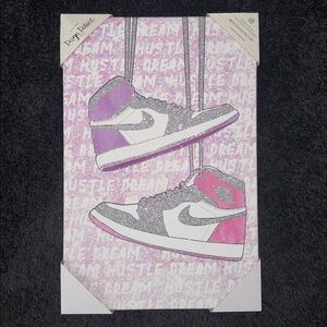 Design District Studio "Hanging Up My Sneakers" Fashion and Glam canvas wall art